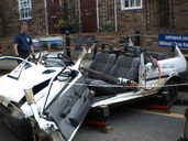 Training exercise using the latest rescue hydraulic equipment